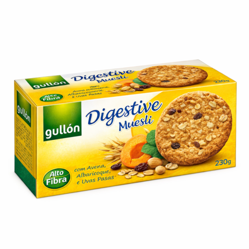 DIGESTIVE MUESLI GULLON 365GR*15