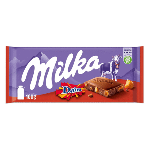 MILKA TABLET DAIM 100GR *22
