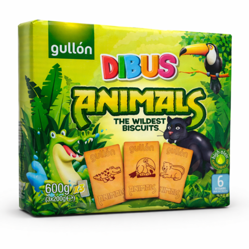 ANIMALS GULLON PACK-3 600GR*14